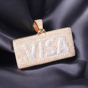 Gold Visa Pendant